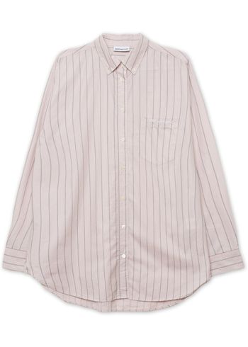 H2OFagerholt - Camicia - Holiday Shirt - Dusty Rose Stripe