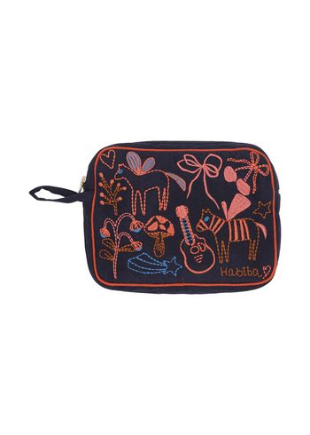 HABIBA - Make-up taske - Makeup Clutch - Nova - Indigo