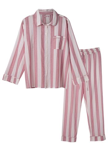 HABIBA - Pyjamas - Pin Stripe Pyjamas Set - Kiss