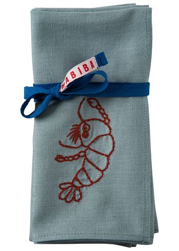 HABIBA - Cloth napkins - Clea Table Napkin - Pastel Blue