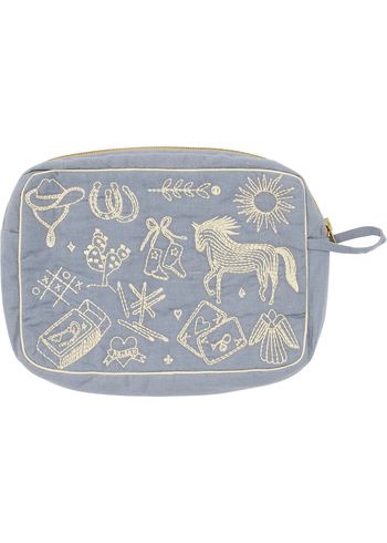 HABIBA - Bolsa de toucador - Polly Embroidery Toiletry Bag - Sea