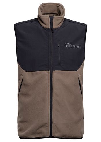 HALO - Vest - Blocked Fleece Vest - Chocolate Chip