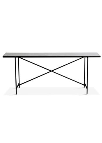 Handvärk - Table console - Console by Emil Thorup - Black / White Marble