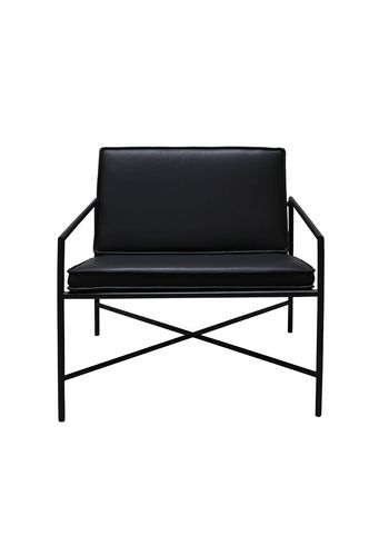 Handvärk - Armchair - Lounge Chair by Emil Thorup - Black / Black Leather
