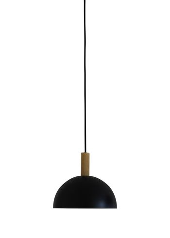 Handvärk - Lamp - Studio Pendant - Black/Brass Base - Black Shade