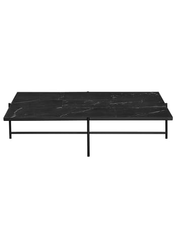 Handvärk - Soffbord - Coffee Table 140 - Black / Black Marble