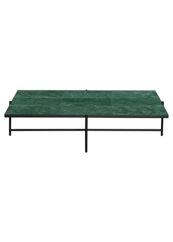 Handvärk - Soffbord - Coffee Table 140 - Black / Green Marble