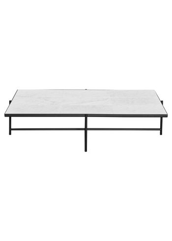 Handvärk - Soffbord - Coffee Table 140 - Black / White Marble