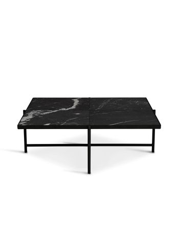 Handvärk - Coffee table - Coffee Table 90 by Emil Thorup - Black Frame - Nero Marquina / Black Marble