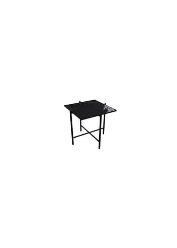 Handvärk - Coffee Table - Side Table by Emil Thorup - Black Frame - Nero Marquina / Black Marble