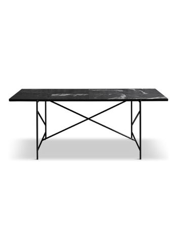 Handvärk - Dining Table - Dining Table 185 by Emil Thorup - Black / Black Marble