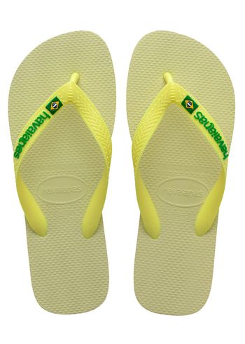 Havaianas - Sandaler - Havaianas Brazil Logo - Lime