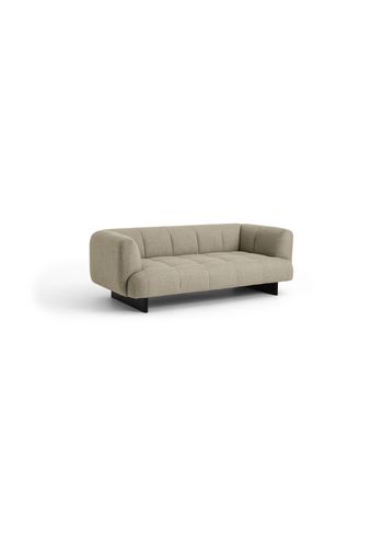 HAY - 2 Personers Sofa - Quilton Lift 2 Seater - Tadao 720 / Black Lacquered Oak