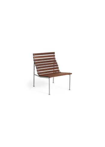 HAY - Nástroje na pečenie - Traverse Lounge Chair - Heat Treated Oiled Ash / Aluminium