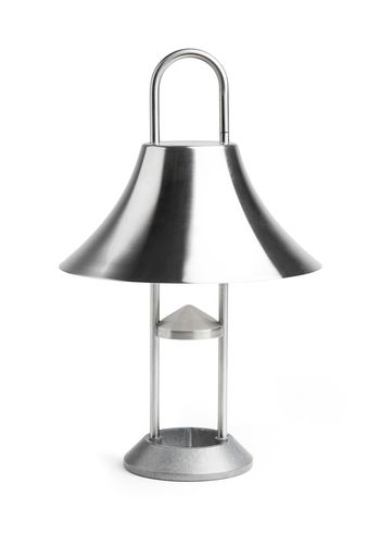 HAY - Bordlampe - Mousqueton Portable Lamp - Brushed Stainless Steel