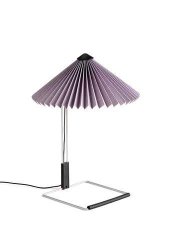 HAY - Bordlampe - MATIN Table Lamp / Small - Lavender / Mirror Plated