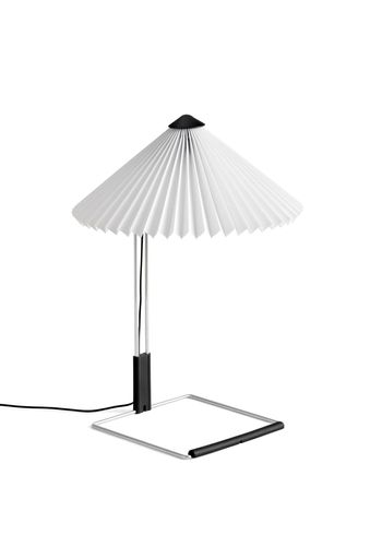 HAY - Bordlampe - MATIN Table Lamp / Small - White / Mirror Plated