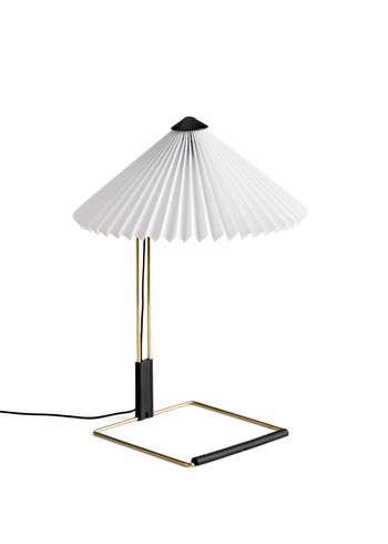 HAY - Bordlampe - MATIN Table Lamp / Small - White / Polished Brass