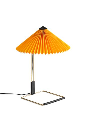 HAY - Bordlampe - MATIN Table Lamp / Small - Yellow / Polished Brass