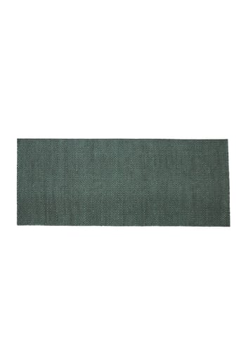 HAY - Tapis - Moiré Runner - L200 x W80 - Emerald green