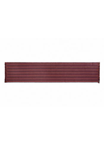 HAY - Teppich - Stripes & Stripes Carpet - Navy Cacao