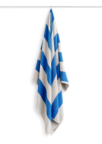 HAY - Håndklæde - Frotté Stripe Bath Sheet - Blue