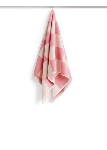 HAY - Handtuch - Check Hand Towel - Pink