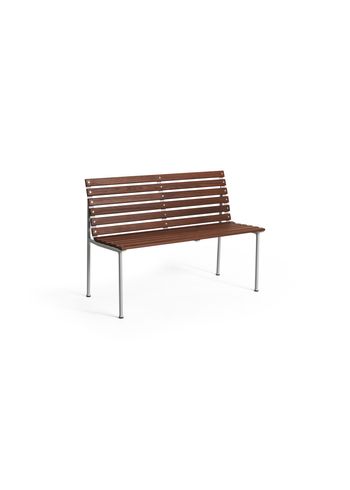 HAY - Garden bench - Traverse Dining Bench - Heat Treated Oiled Ash / Aluminium