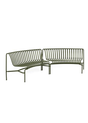 HAY - Garden bench - Palissade park dining bench in-in - Olive