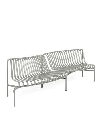 HAY - Havebænk - Palissade park dining bench in-out - Sky grey