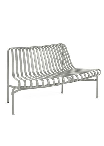 HAY - Garden bench - Palissade park dining bench -out- add-on - Sky grey