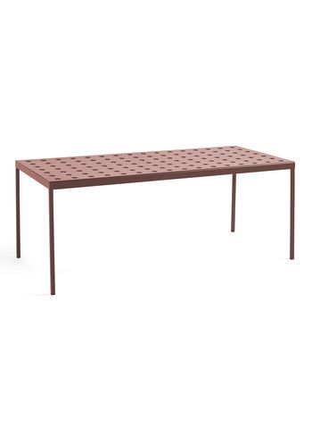 HAY - Garden table - Balcony Table | Large - Iron Red