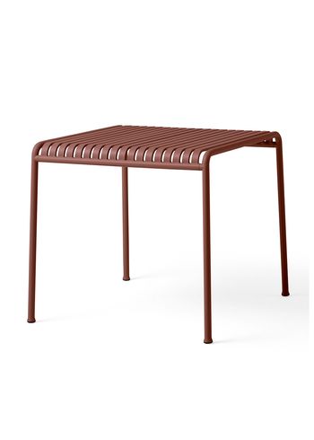HAY - Trädgårdsbord - PALISSADE / Table - Small - Iron Red