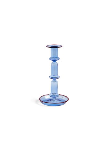 HAY - - Flare - Large - Light Blue with red rim