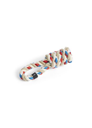HAY - Koiran lelut - Hay Dogs Rope Toy - RED, TURQUOISE, OFF-WHITE