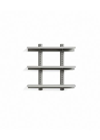 HAY - Plank - Standard Issue Shelf - 3 Layer / 90 cm - Sky Grey