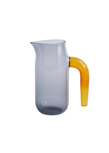 HAY - Voi - Glass Jug - Large - Charcoal