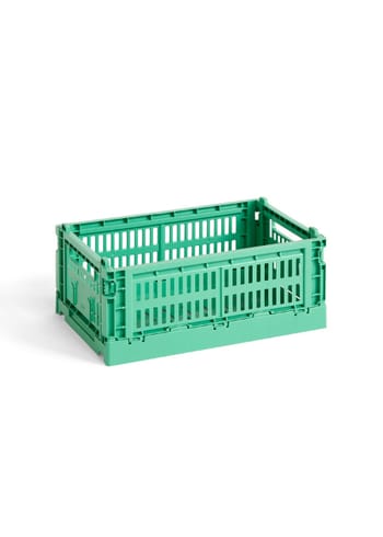 HAY - Boxen - Colour Crate Recycled - Dark Mint