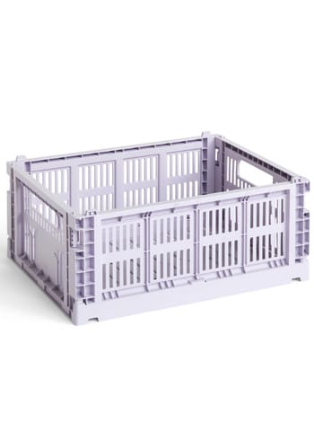 HAY - Boxes - Colour Crate Recycled - Lavender - Medium