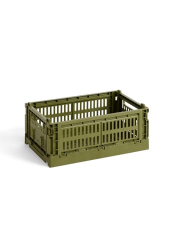 HAY - Boxen - Colour Crate Recycled - Olive
