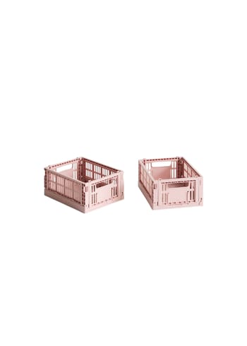 HAY - Cajas - Hay Colour Crate Mini - Set of 2 - Blush