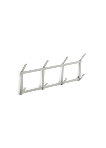 HAY - háčky na kabáty - Tape Coat Rack - Small - Metallic grey