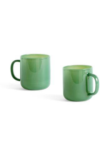 HAY - Kopp - Borosilicate Mug - 2 pcs - Jade Green