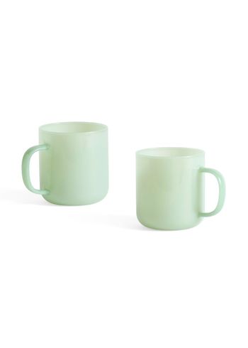 HAY - Cópia - Borosilicate Mug - 2 pcs - Jade Light Green