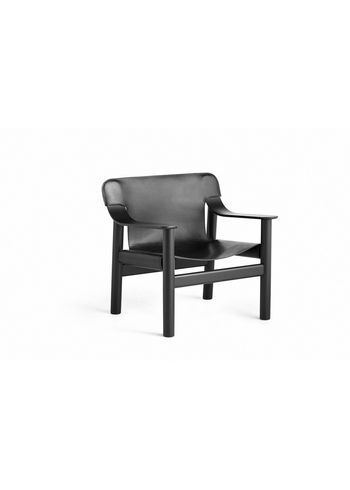HAY - Lænestol - Bernard Lounge Chair - Deep Black Oak / Black