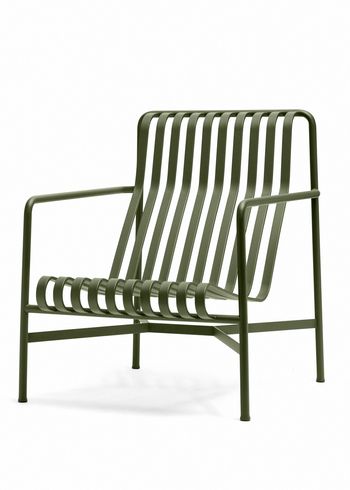 HAY - Armchair - PALLISADE / Lounge Chair - High - Olive