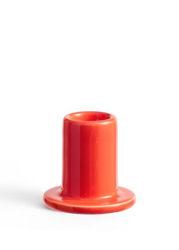 HAY - Kerzenständer - Tube Candleholder - Small - Warm Red