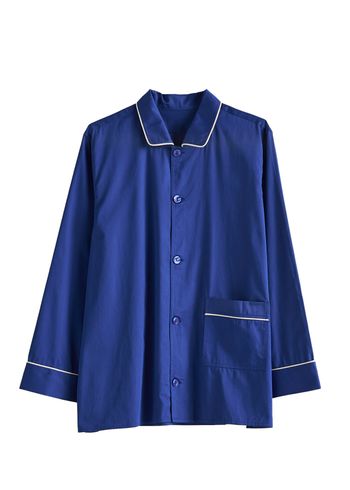 HAY - Pyjamas - Outline Pyjama Long Sleeve Shirt - Vivid Blue