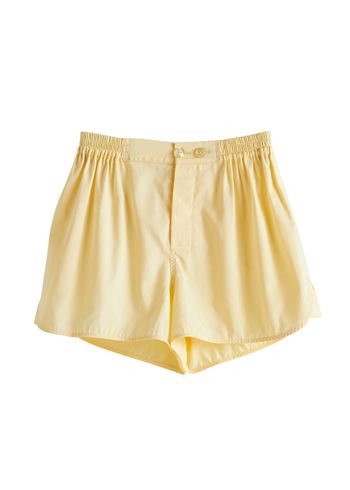 HAY - Pyjamas - Outline Pyjama Shorts - Soft Yellow