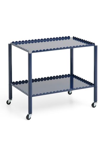 HAY - Rullebord - Arcs Trolley - Low - Steel Blue